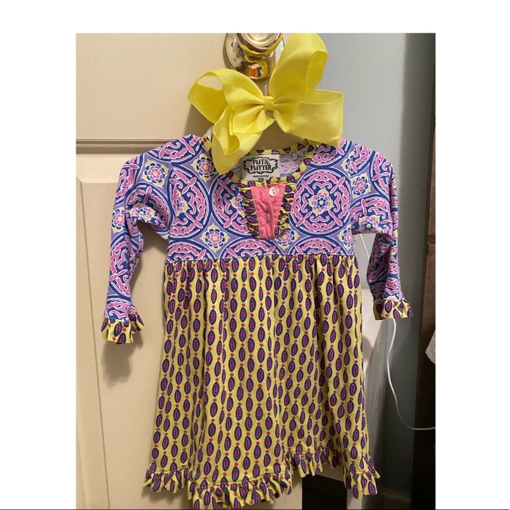 Flit and flitter dress